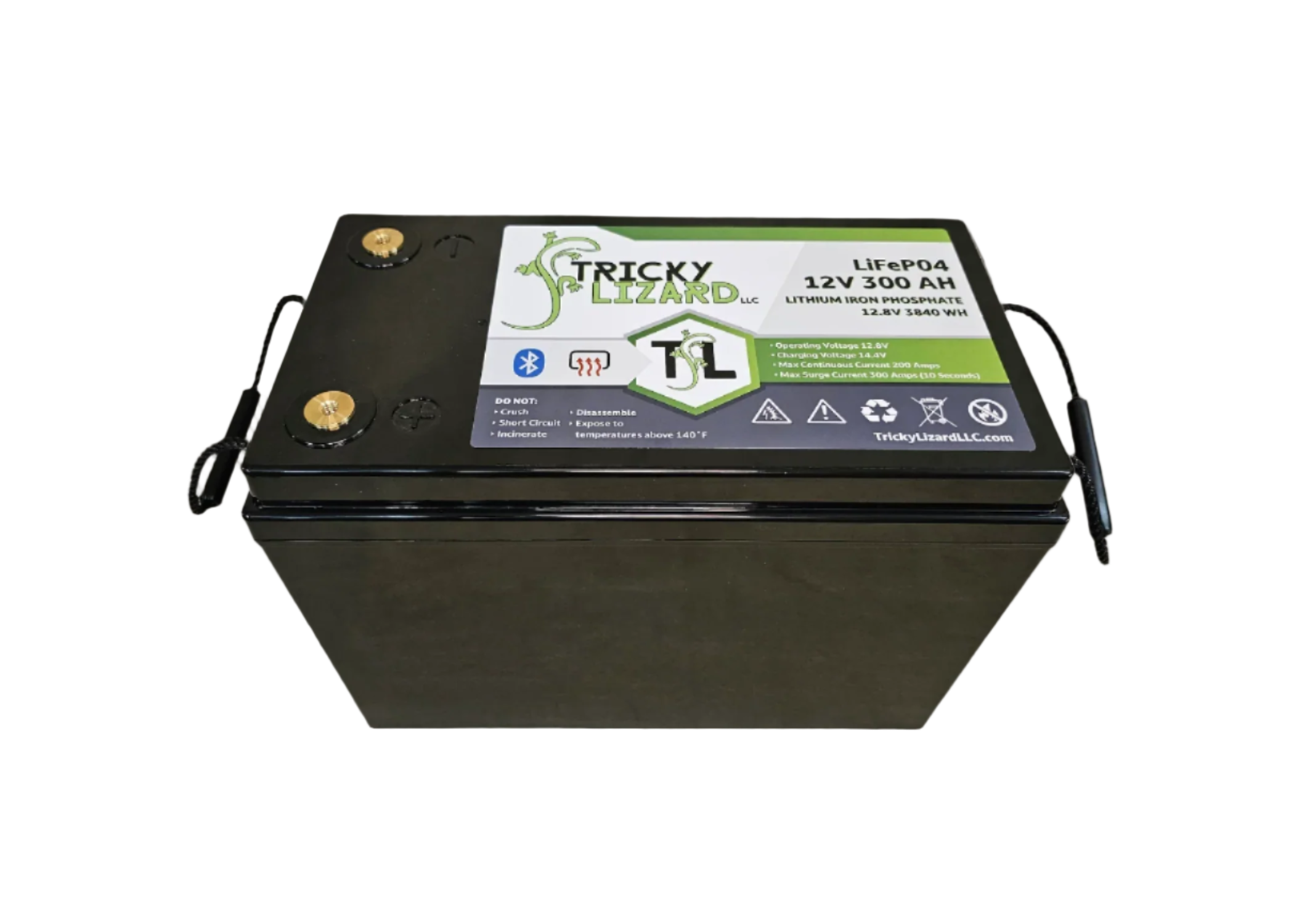 12V 300AH 3.8KWH LiFePO4 Battery