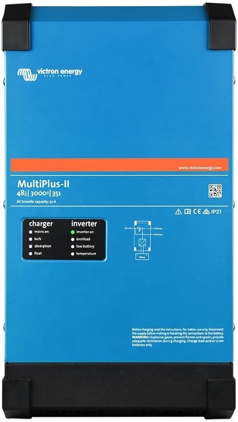 48-Volt Victron MultiPlus-II 3kVA 120V Inverter 35A Charger