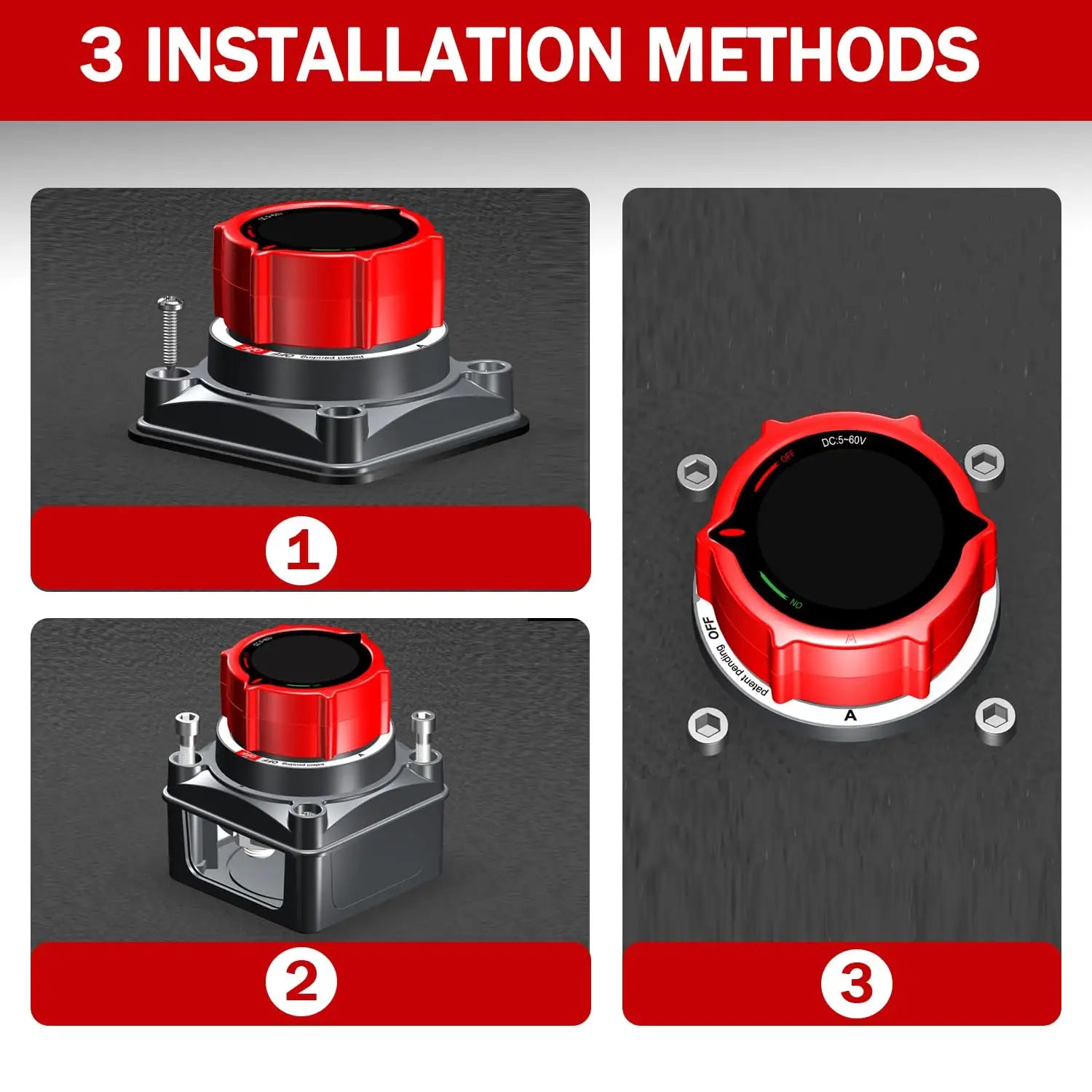 250 Amp Battery Rotary Disconnect Switch