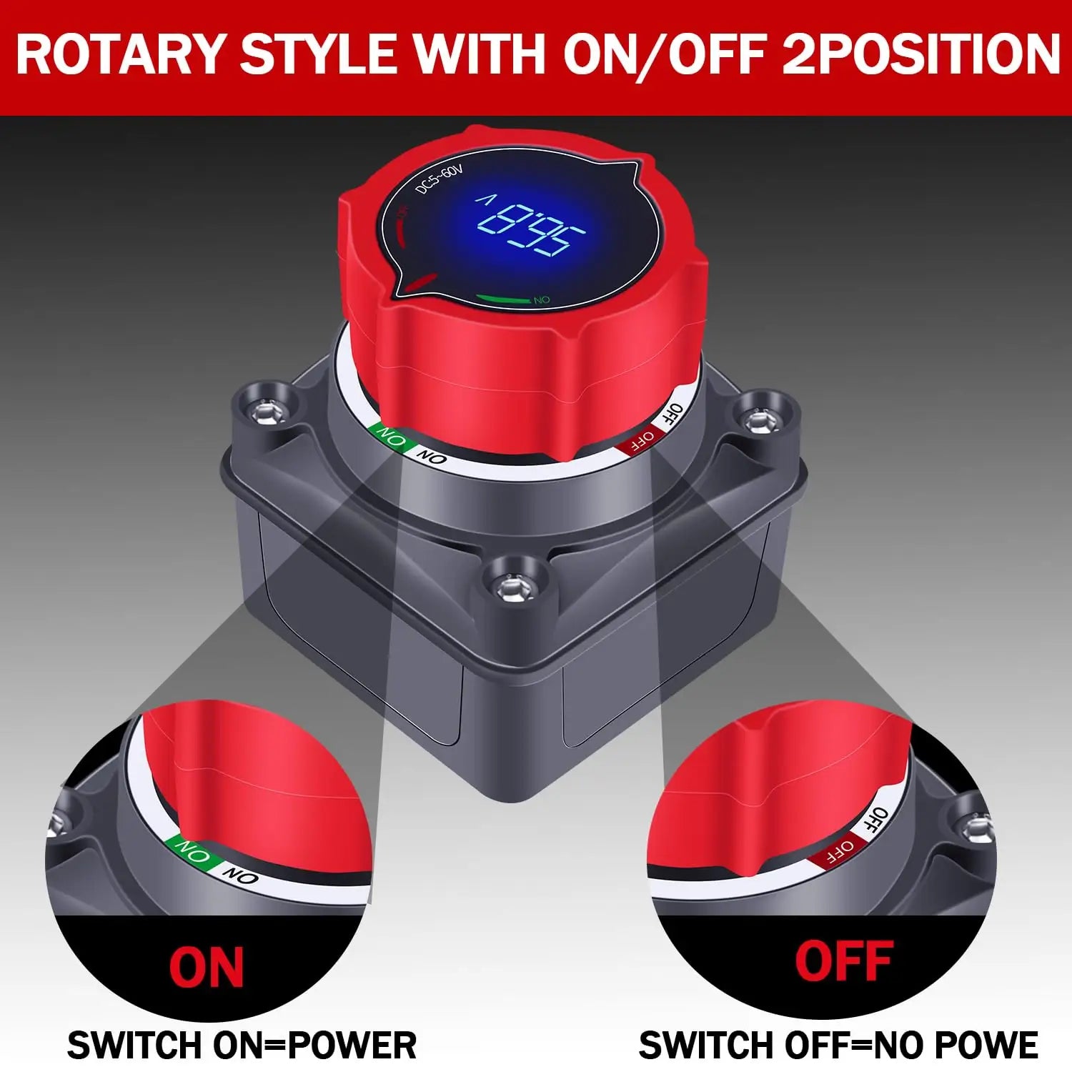 250 Amp Battery Rotary Disconnect Switch