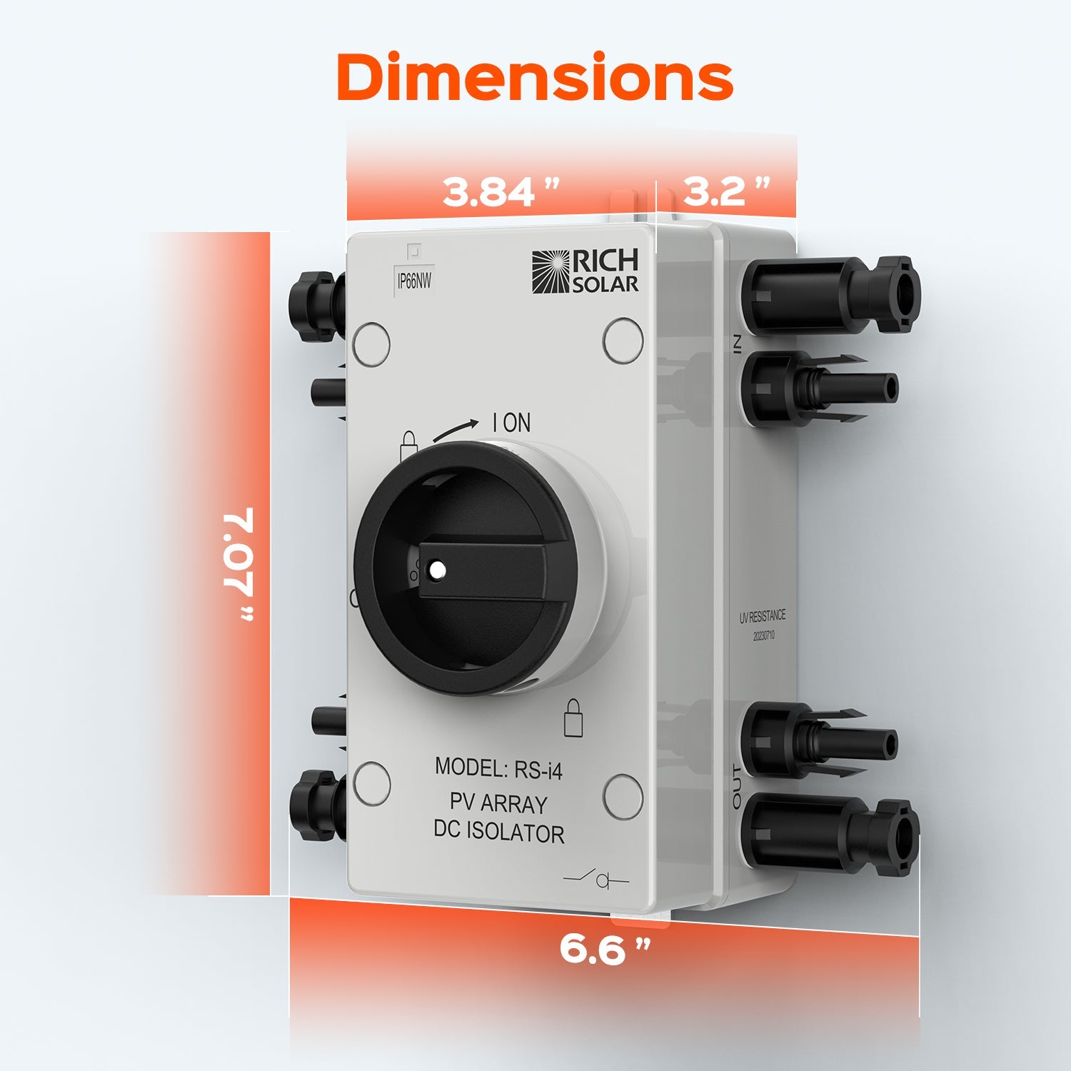 Solar PV DC Quick Disconnect Switch