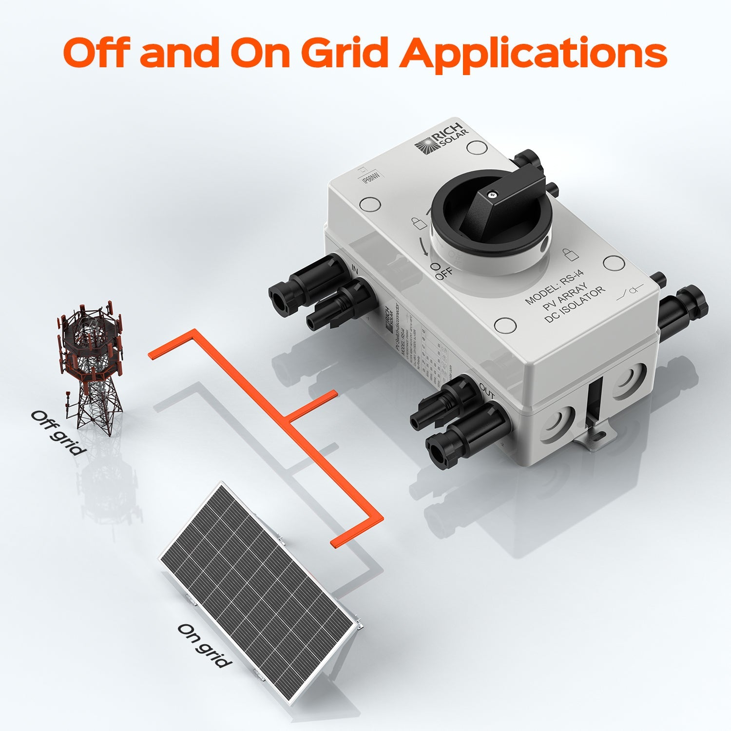 Solar PV DC Quick Disconnect Switch