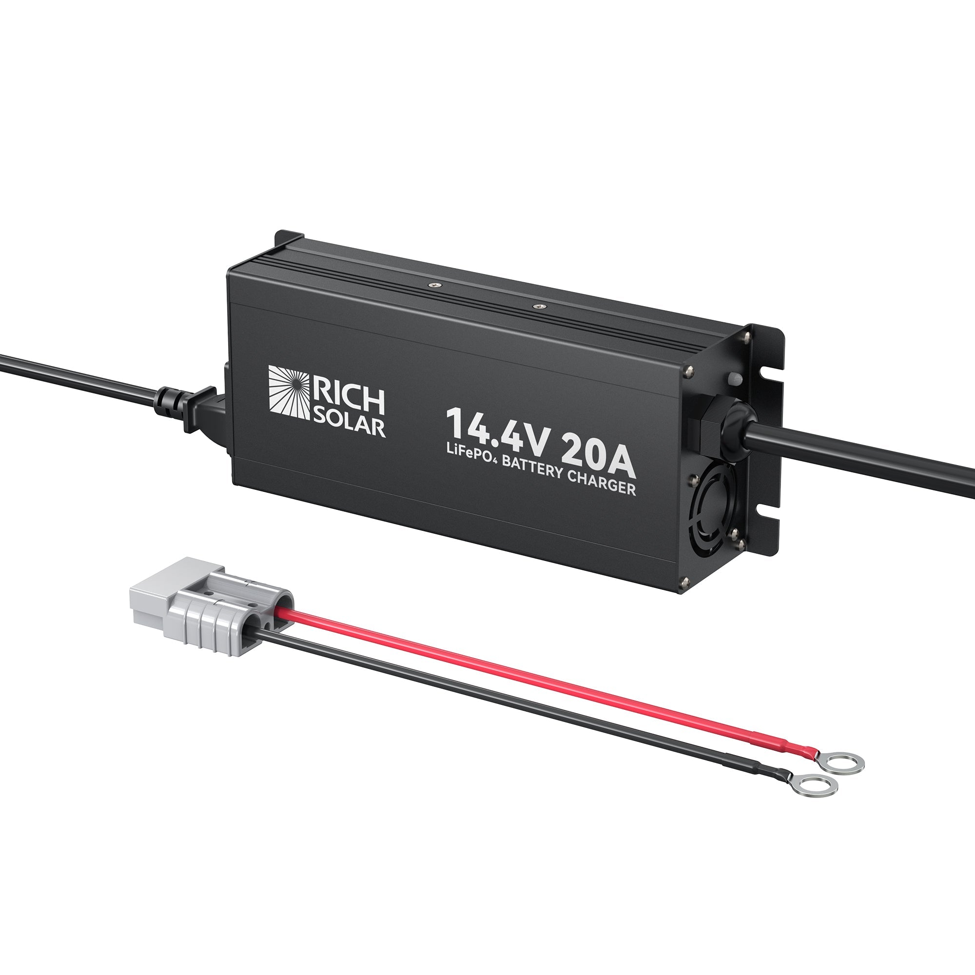12V(14.6V) 20A — 100-240VAC — 12V LiFePO4 Battery Charger