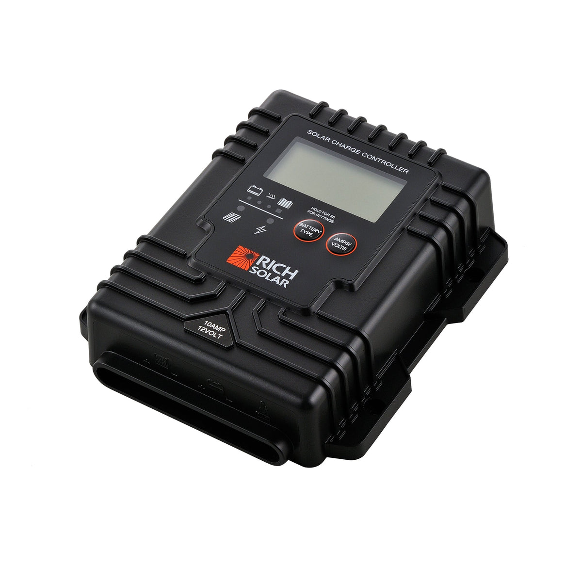 BRAVO Waterproof 10 — 10 Amp Waterproof PWM Solar Charge Controller
