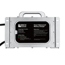 48V (57.6V) Waterproof LiFePO4 Charger — 20A / 25A, 100-240V AC, 8-in-1 Protection, Fan-Cooled