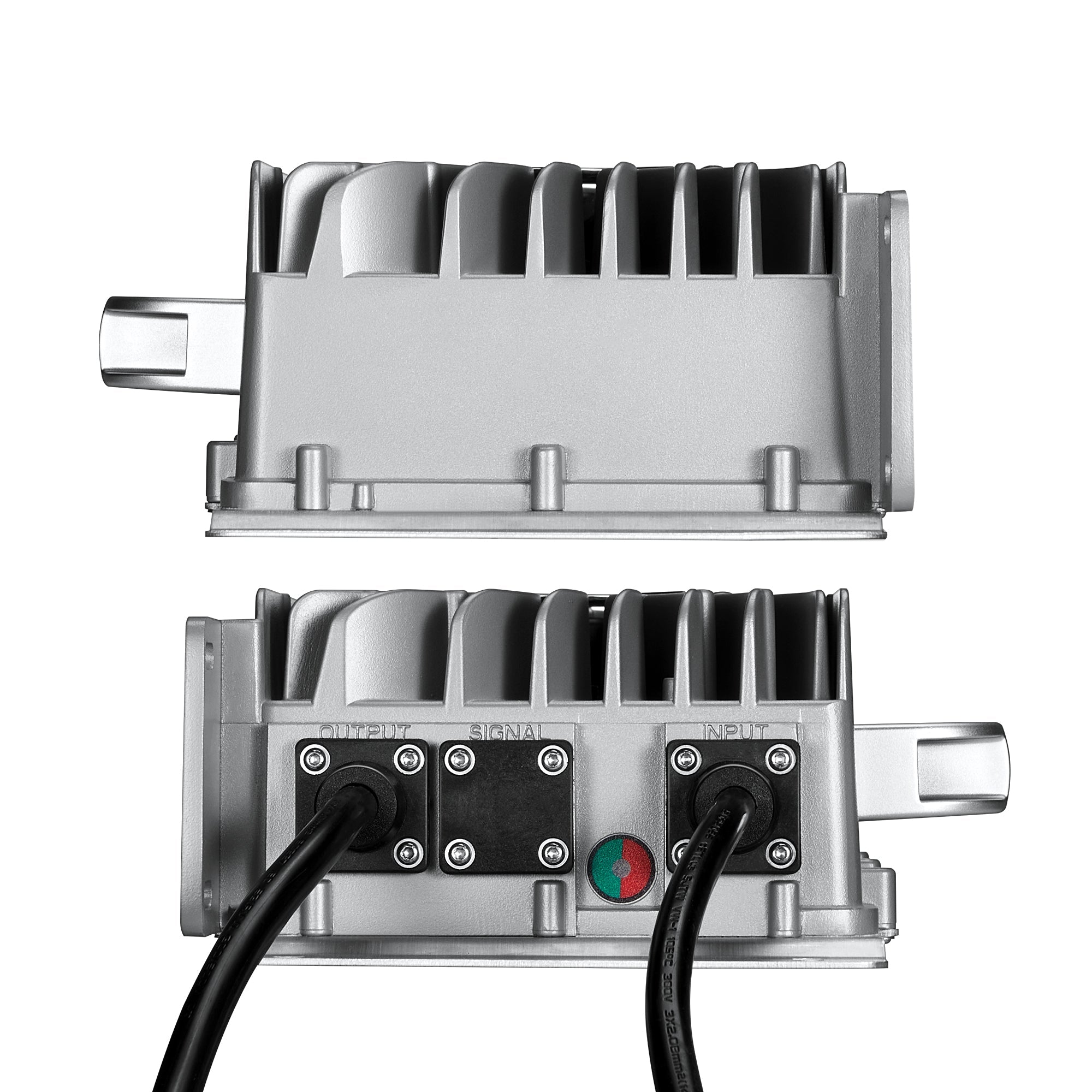 48V (57.6V) Waterproof LiFePO4 Charger — 20A / 25A, 100-240V AC, 8-in-1 Protection, Fan-Cooled