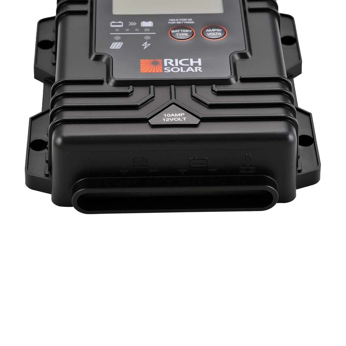 BRAVO Waterproof 10 — 10 Amp Waterproof PWM Solar Charge Controller