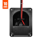 Cable Entry Plate — IP68 Waterproof Polypropylene Housing with UL Certified 1FT 10AWG Wires and Solar Connectors — Easy to Install
