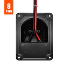 Cable Entry Plate — Polypropylene Housing with UL 8AWG 600V Wires for Solar Panels on RVs, Boats, Cabins
