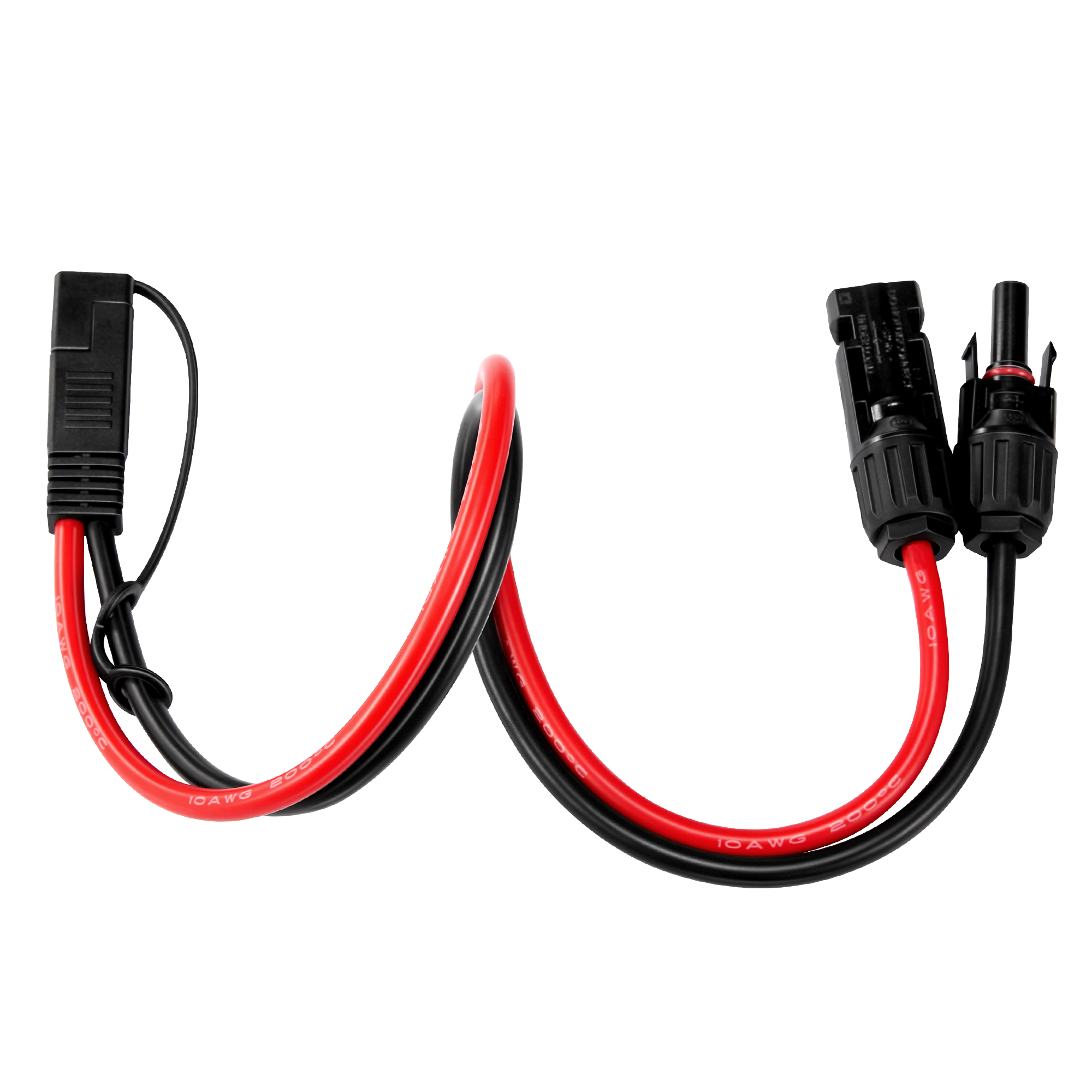 10AWG Solar Connector to SAE Adapter — Connect Solar Panel Connectors to SAE Plug