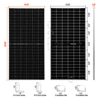 MEGA 550 — 550 Watt Bifacial Solar Panel
