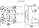 600 AMP HD-Series Heavy Duty On-Off Manual Battery Switch
