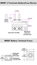 MRBF Dual Stud Terminal Fuse Block