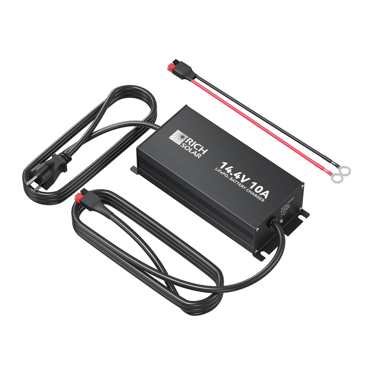 12V(14.6V) 10A — 100-240VAC — 12V LiFePO4 Battery Charger