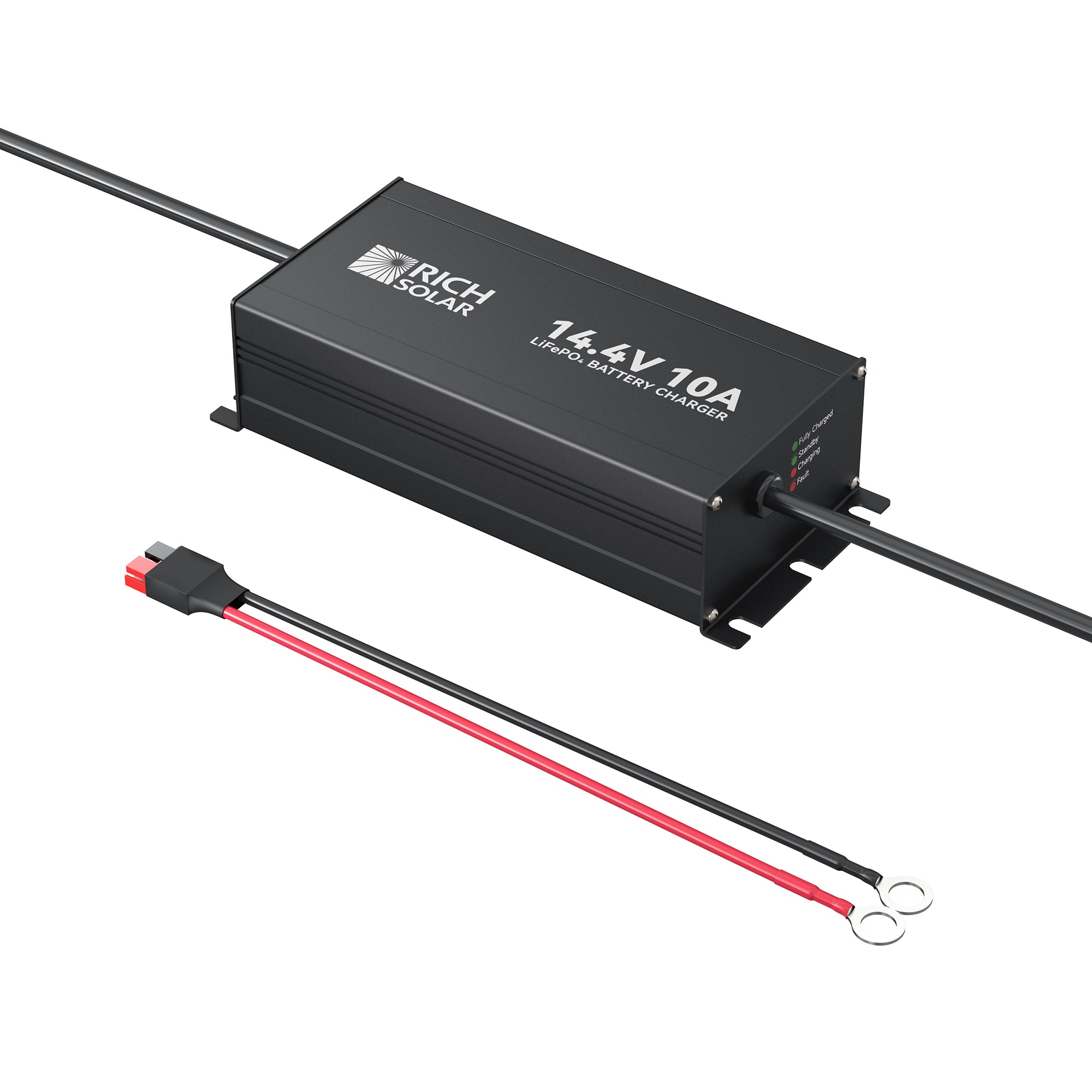 12V(14.6V) 10A — 100-240VAC — 12V LiFePO4 Battery Charger