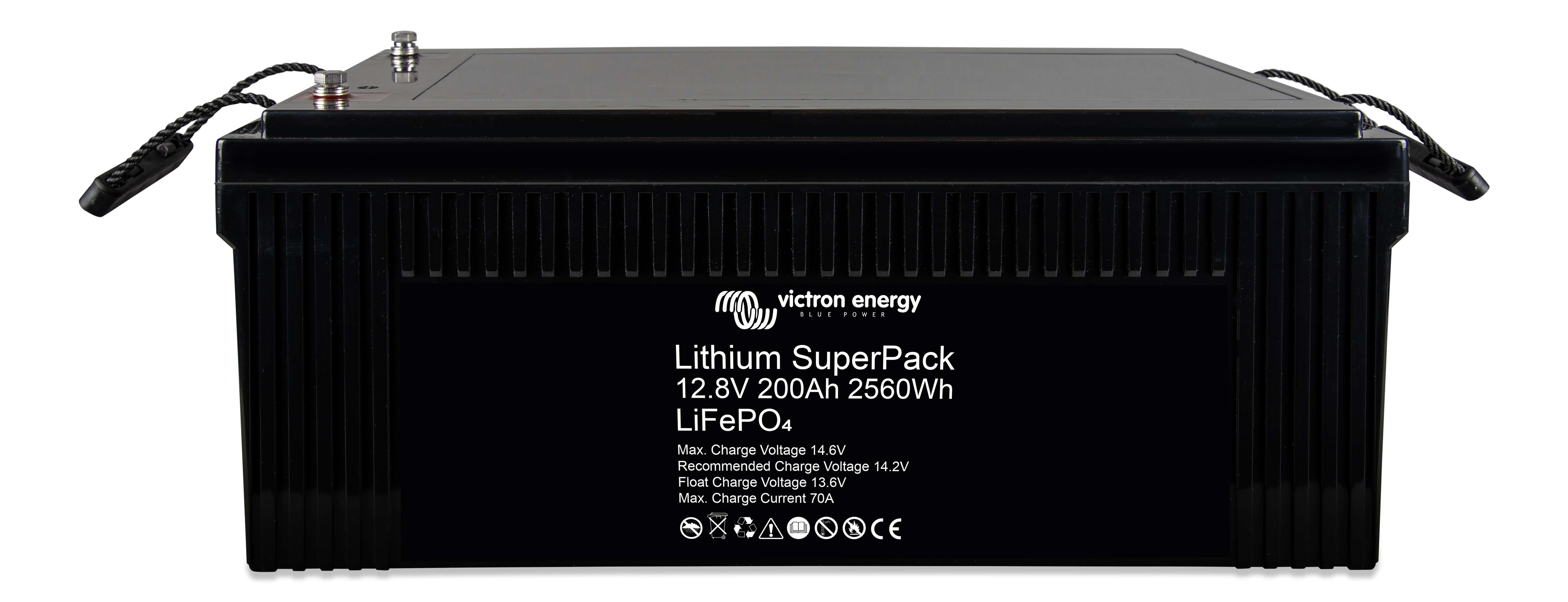 Victron Lithium SuperPack 12.8V/200Ah front-angle
