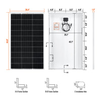 MEGA 150 — 150 Watt Solar Panel