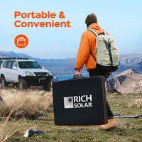 MEGA 200 Portable Briefcase Solar Panel