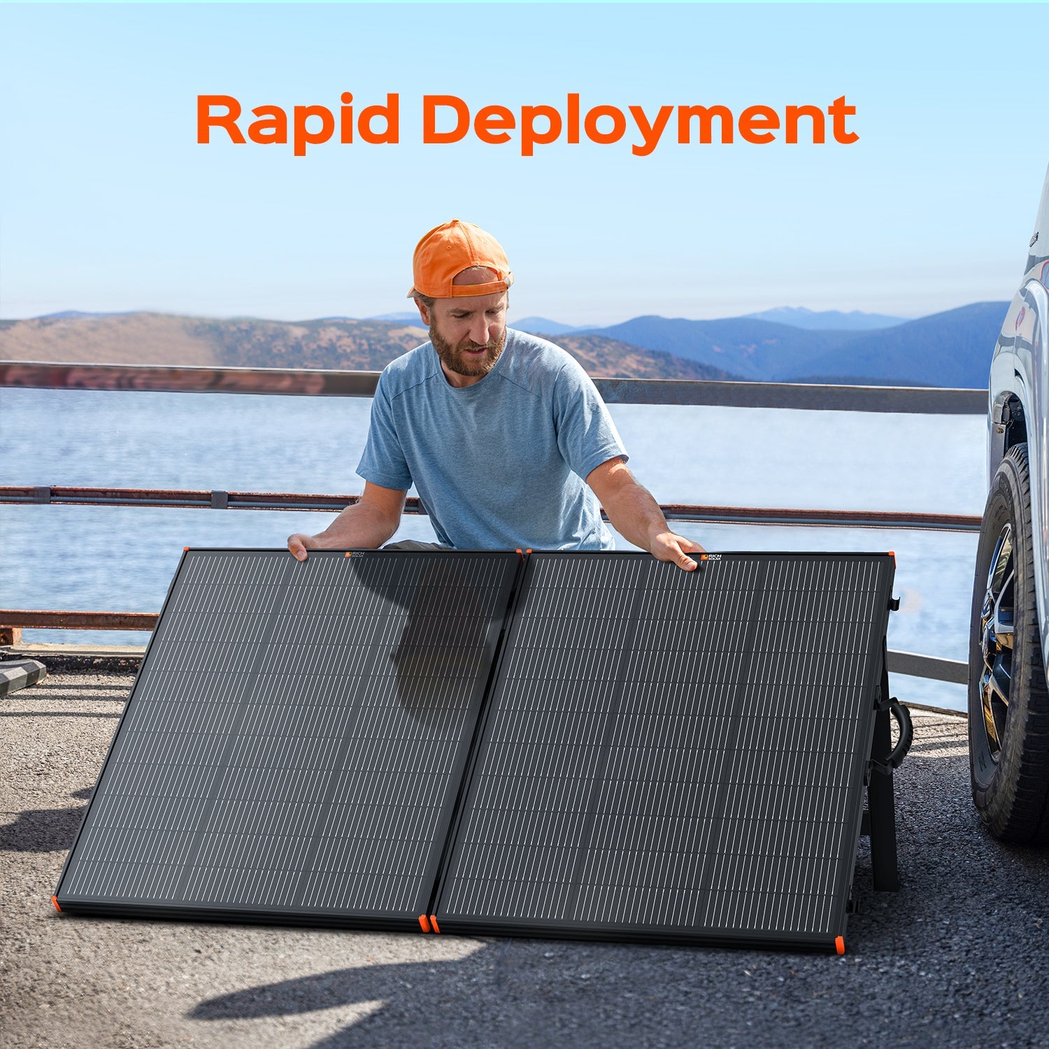 MEGA 200 Portable Briefcase Solar Panel