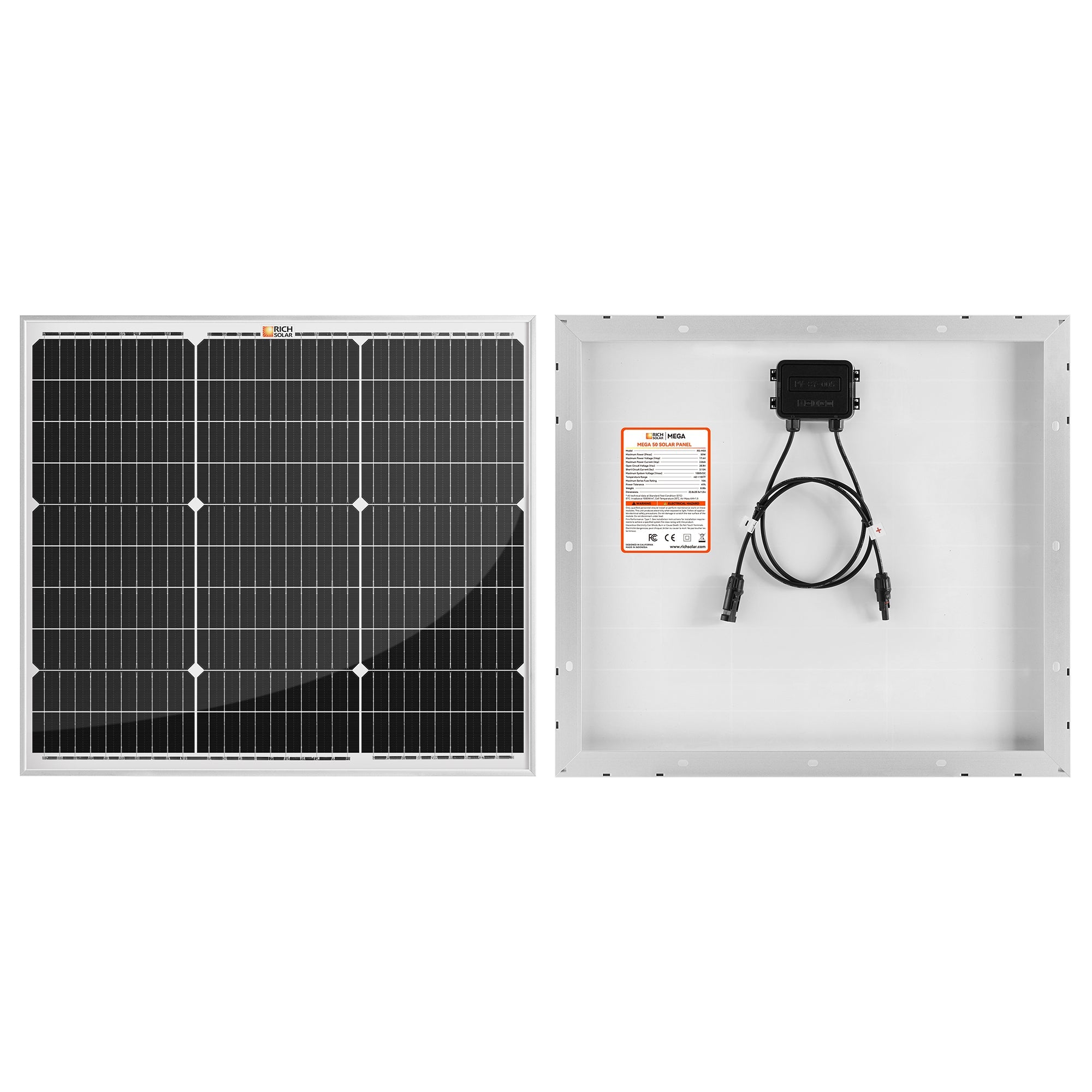 MEGA 50 — 50 Watt Solar Panel