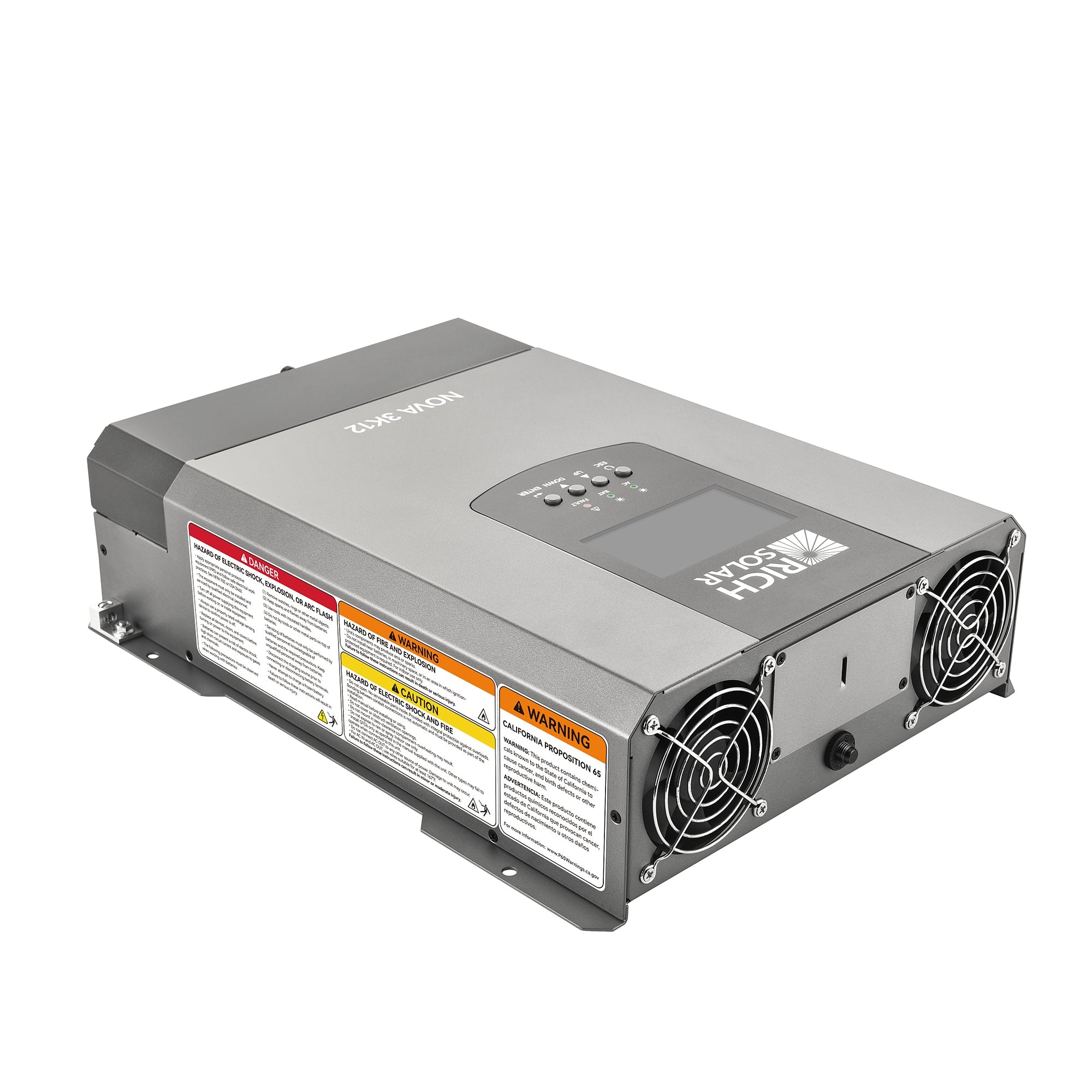 NOVA 3K12 — 3000W 12V Pure Sine Wave Inverter with Built-in Transfer Switch