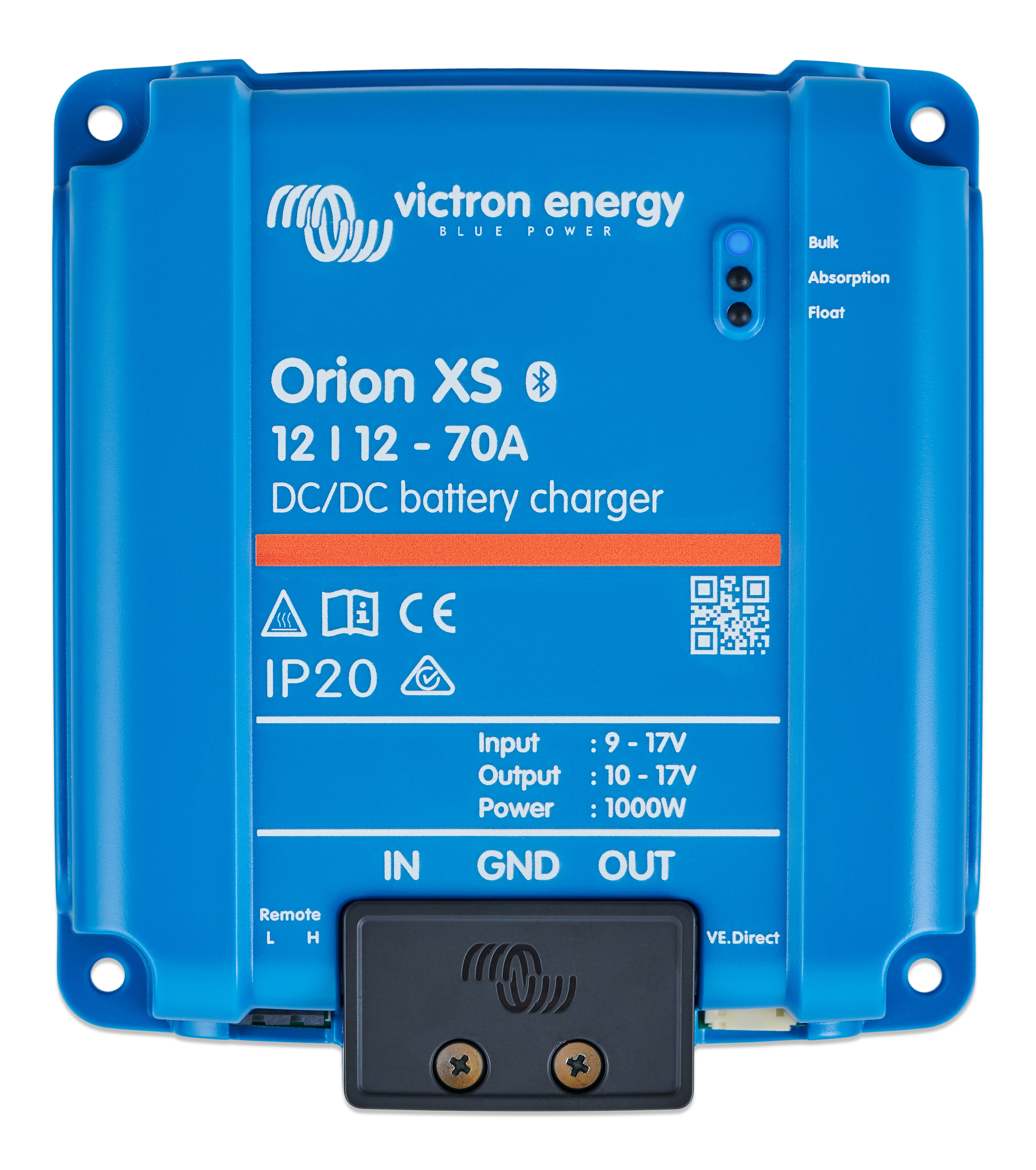 Victron Orion XS 12/12-70A DC-DC battery charger top