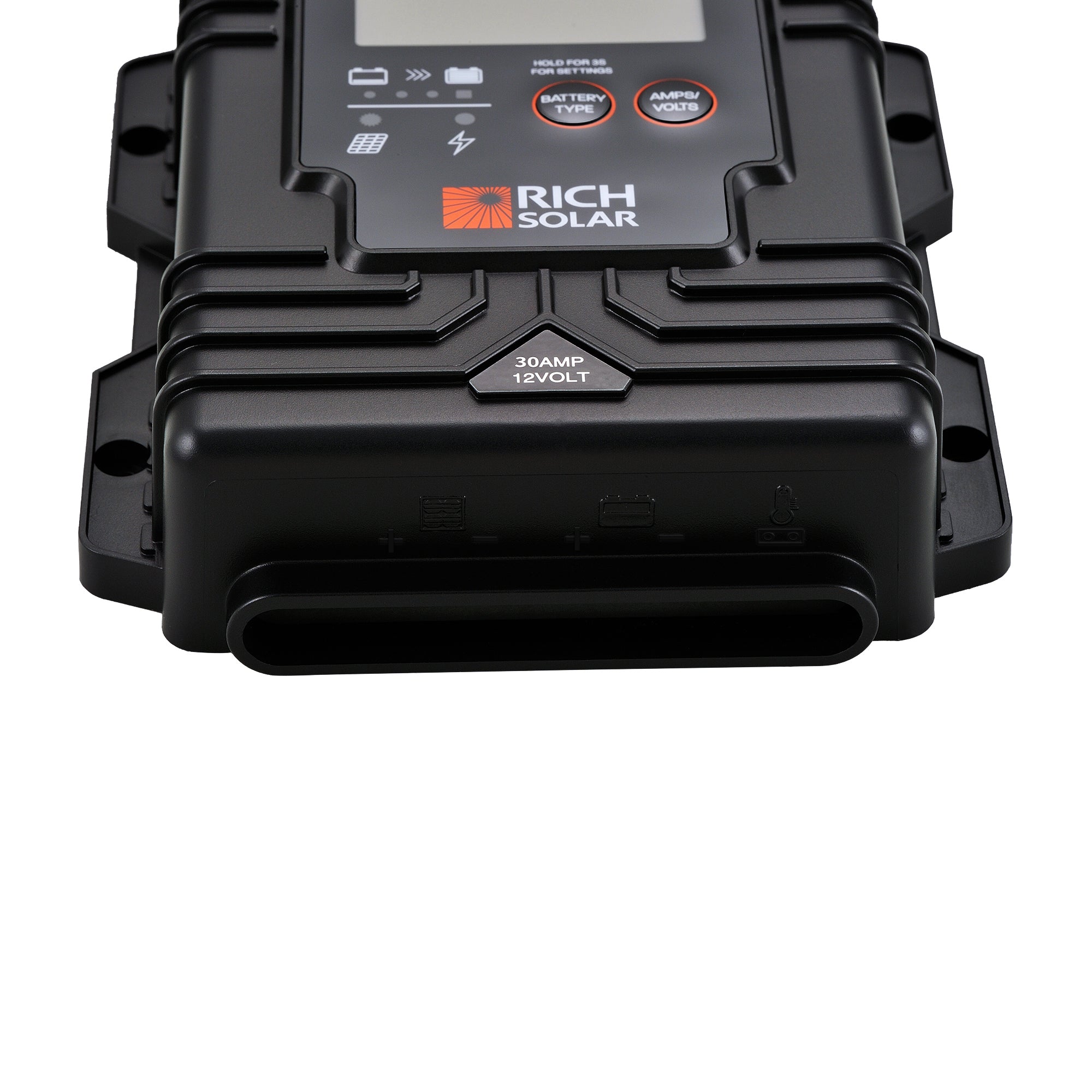 BRAVO Waterproof 30 — 30 Amp Waterproof PWM Solar Charge Controller