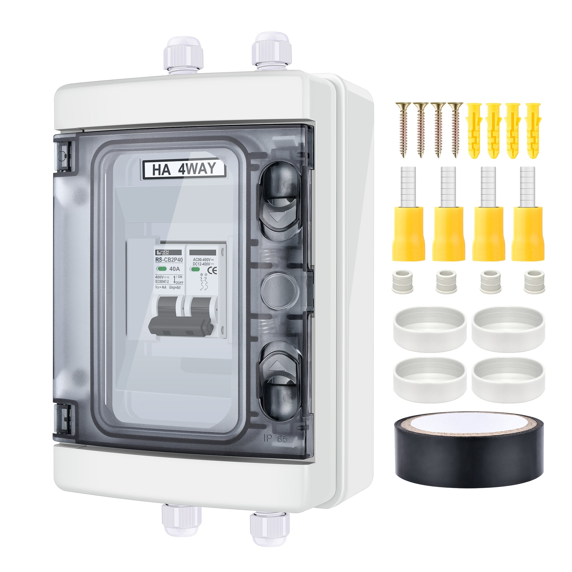 2 Pole Outdoor Circuit Breaker Box