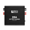 12V 20A DC to DC Battery Charger for RV, Van, Boat, Off-Grid — Lithium & Lead-Acid Batteries