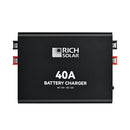 12V 40A DC-DC Battery Charger for RVs, Vans, Boats & Off-Grid Systems — Lithium & Lead-Acid