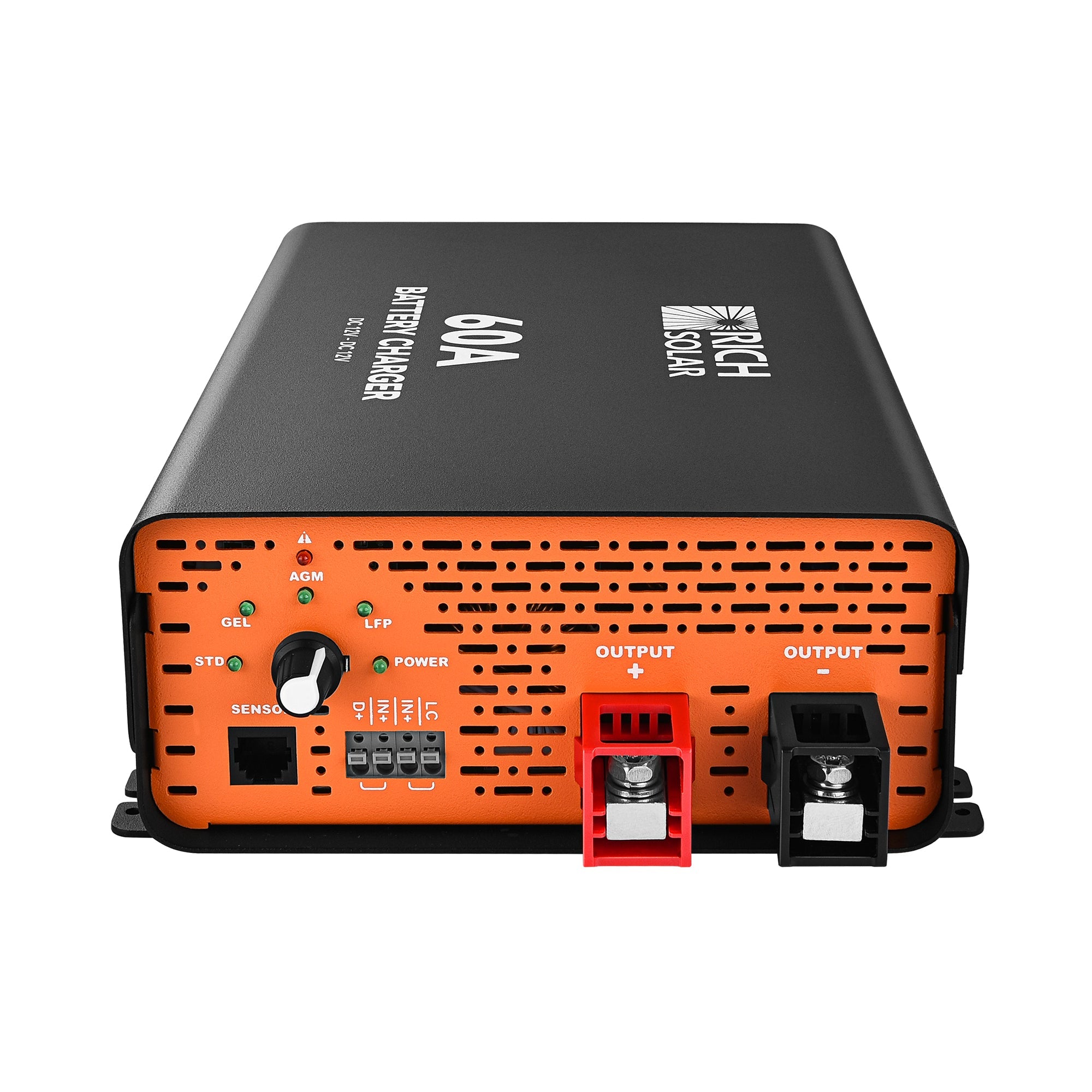 12V 60A DC-DC Battery Charger for RVs, Vans, Boats & Off-Grid Systems — Lithium & Lead-Acid