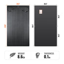 MEGA 200 FLEX PRO — 200W 24V Flexible Solar Panel — 360° Bendable, IP68 Waterproof, for RV Roofs, Marine, Off-Grid, and Overland Systems