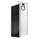 MEGA 100 SLIM — 100 Watt Slim Solar Panel — Compact 12V Off-Grid Narrow Solar Panel for Vans, Overlanders, Boats — 25-Year Output Warranty — UL Certified