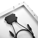 MEGA 100 SLIM — 100 Watt Slim Solar Panel — Compact 12V Off-Grid Narrow Solar Panel for Vans, Overlanders, Boats — 25-Year Output Warranty — UL Certified