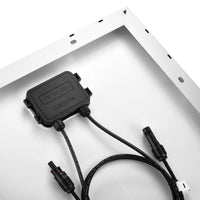 MEGA 100 SLIM — 100 Watt Slim Solar Panel — Compact 12V Off-Grid Narrow Solar Panel for Vans, Overlanders, Boats — 25-Year Output Warranty — UL Certified