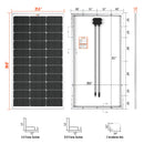 MEGA 100 — 100 Watt Solar Panel