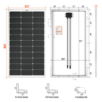 MEGA 100 — 100 Watt Solar Panel