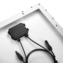 MEGA 130 SLIM — 130 Watt Slim Solar Panel — Compact 12V Narrow Panel for Vans, Campers, Boats — UL Certified