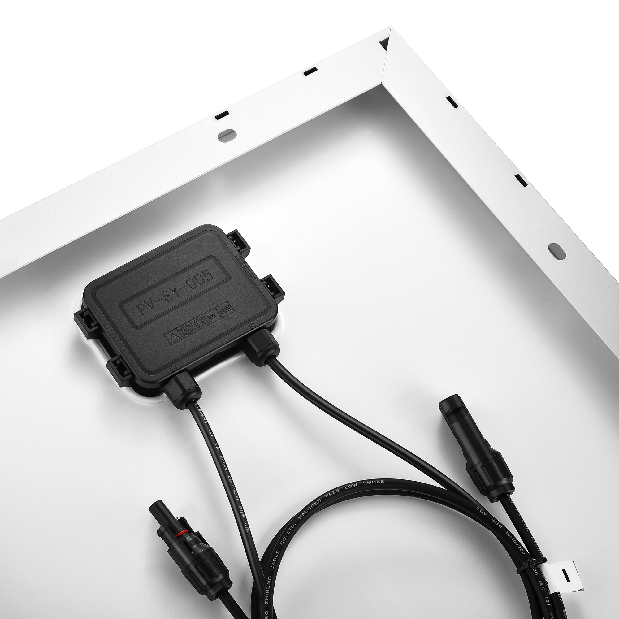 MEGA 130 SLIM — 130 Watt Slim Solar Panel — Compact 12V Narrow Panel for Vans, Campers, Boats — UL Certified