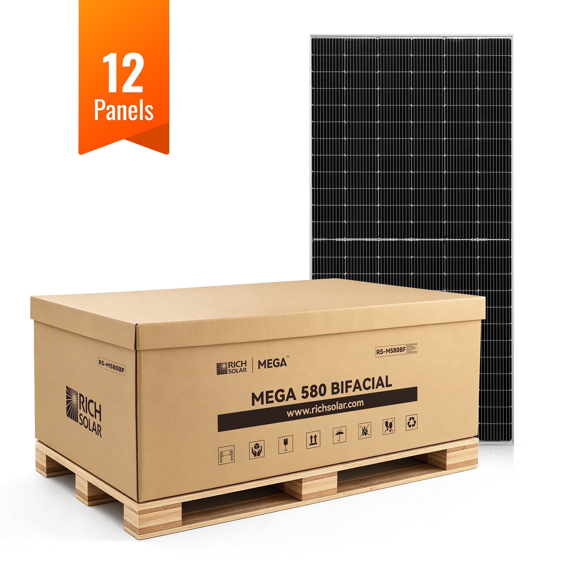 MEGA 580 BIFACIAL — 580 Watt Bifacial Solar Panel