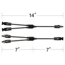 Y branch parrallel adapters 2 to 1