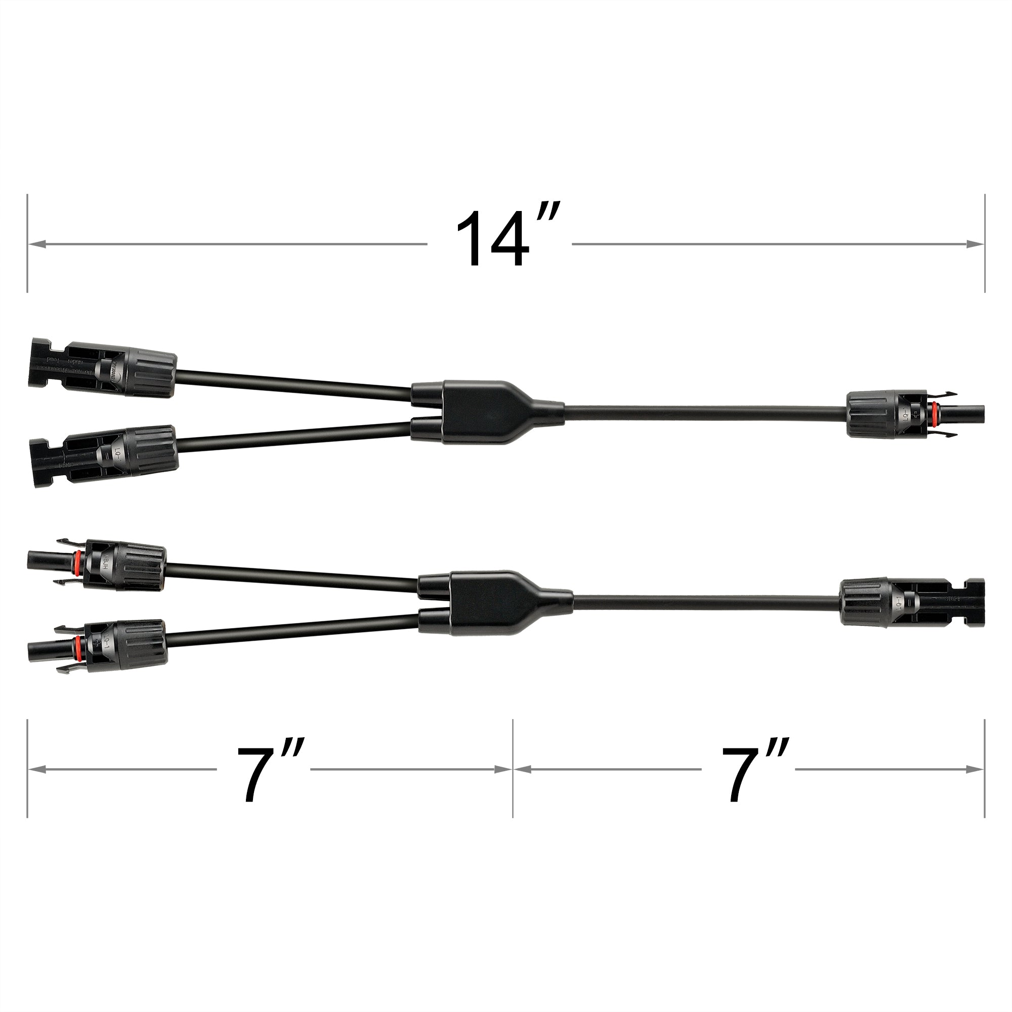 Y branch parrallel adapters 2 to 1