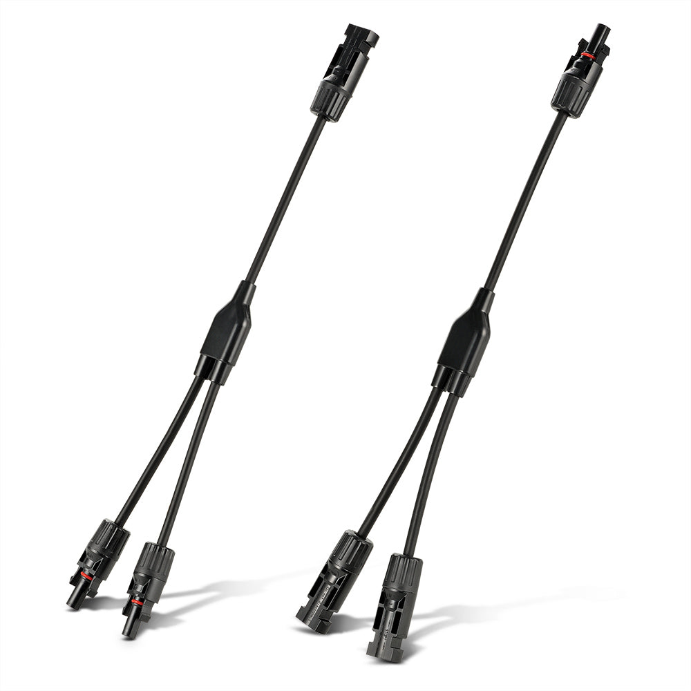 Y branch parallel adapters 2 to 1