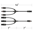 Y branch parrallel adapters 3 to 1