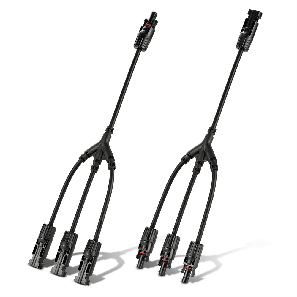 Y branch parallel adapters 3 to 1
