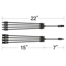 Y branch parrallel adapters 4 to 1