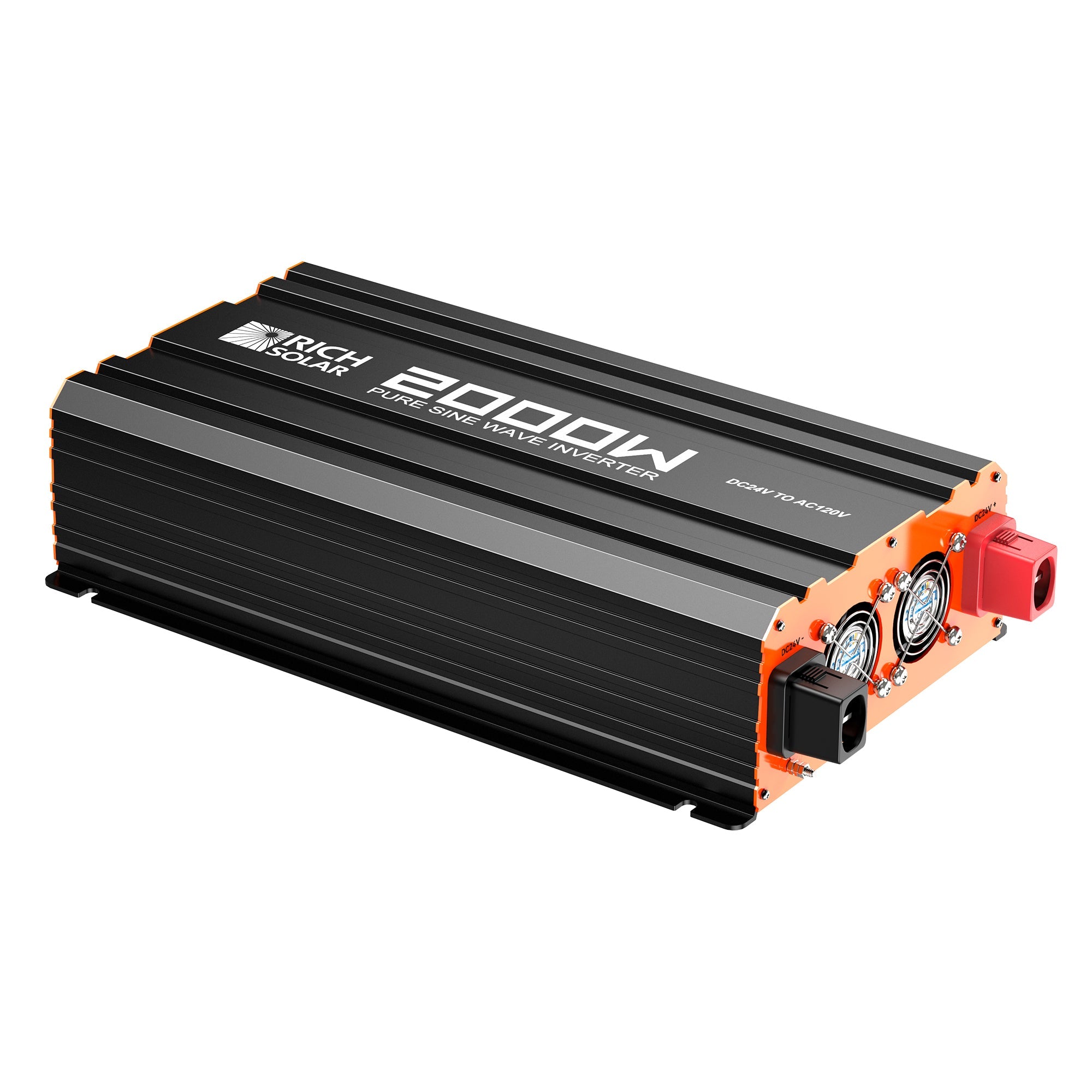 NOVA PURE MAX 2K — 2000 Watt (2kW) 24 Volt Industrial Pure Sine Wave Inverter
