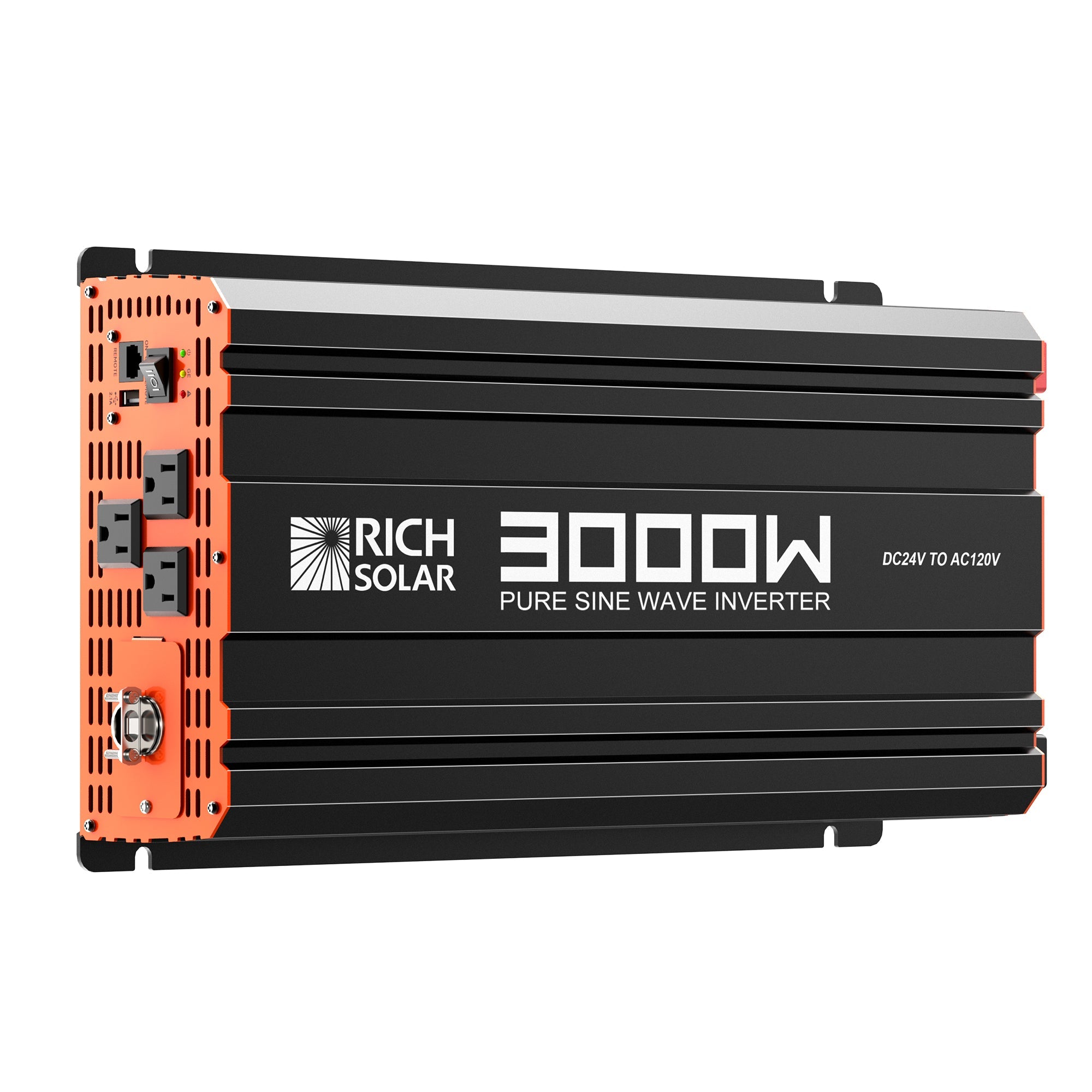NOVA PURE MAX 3K — 3000 Watt (3kW) 24 Volt Industrial Pure Sine Wave Inverter