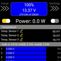 12V 300AH 3.8KWH LiFePO4 Battery