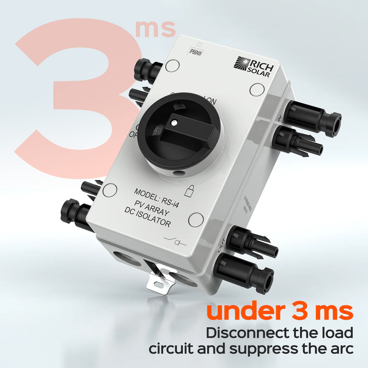Solar PV DC Quick Disconnect Switch